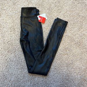 Spanx Faux Leather Leggings S Tall NWT